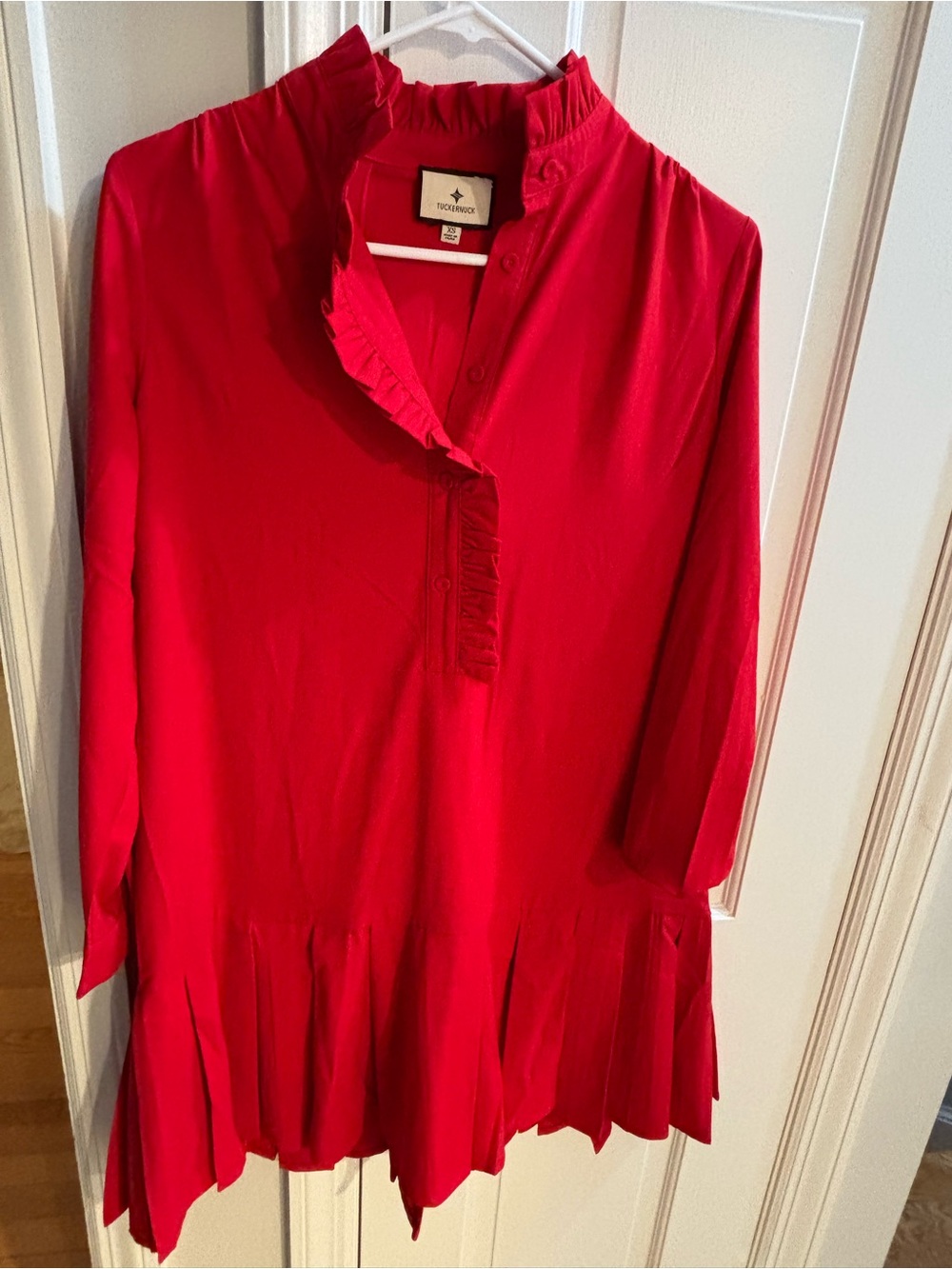 Tuckernuck Callahan Crepe Shirt Dress XS